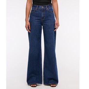 Abercrombie High Rise Wide Leg Jeans Size 29